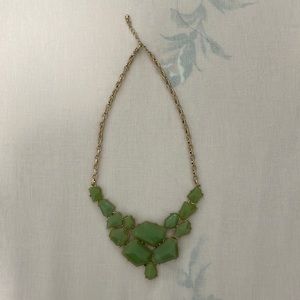 Emerald colored necklace
